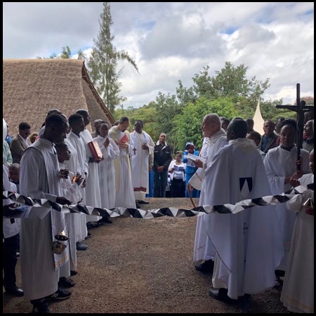 Official opening of the new church